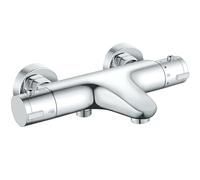 Rainysprit Thermostatic Bath Shower Mixer Tap, Chrome | Modern Bathtub Shower Bath Mixer Valve, Anti Scald Tap, Thermostatic Exposed Shower Mixer Valve, Bath Filler Tap