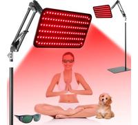 RAIPATH Red Light Therapy for Face Body Use, 3 in 1 Chip 940nm Red Infrared Light Therapy Lamp for Full Body, Extra Large High Power Panel, Adjustable Stand & Timer for Home Office Relaxation