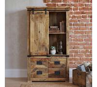 Raipur Works Display Cabinet - Industrial Style Wooden