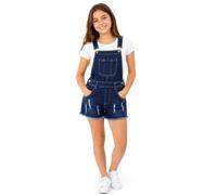 RAIS Kids Girls Summer Denim Dungarees Shorts Jumpsuit Ages 8-14/134-164cm Cotton (UK, Numeric, 158, Regular, Dark Denim)