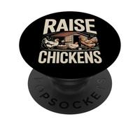 Raise Chickens Farm Funny Chicken PopSockets Adhesive PopGrip