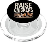 Raise Chickens Farm Funny Chicken PopSockets PopGrip for MagSafe