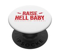 Raise Hell Baby Tactical Military Style Gym and Fitness PopSockets Adhesive PopGrip