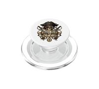 Raise Hell & Set Sail Pirate Skull Nautical Adventure PopSockets PopGrip for MagSafe
