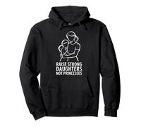Raise Strong Daughters Not Princesses Girl Power Pullover Hoodie
