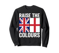 Raise The Colours British Flag Graphic Union Jack England Sweatshirt