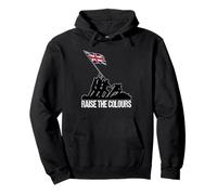 Raise The Colours British Patriotic Flag Unity GB Nation Pullover Hoodie