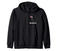 Raise The Colours British Patriotic Flag Unity GB Nation Zip Hoodie
