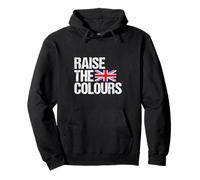 Raise the Colours | Patriotic UK Celebrating British Unity Pullover Hoodie