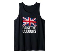 Raise The Colours UK Flag Patriotic British and Proud Tank Top