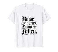Raise The Horns Honor The Fallen T-Shirt