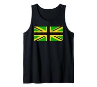 Raise The Jamaican Colours British Flag Union Jack England Tank Top