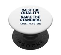 Raise the Quality - Raise the Future | World Quality Day PopSockets Adhesive PopGrip