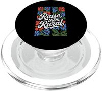 RAISE THEM RURAL - Fun Country Living Farmers PopSockets PopGrip for MagSafe