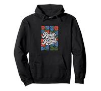 RAISE THEM RURAL - Fun Country Living Farmers Pullover Hoodie