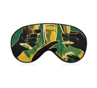 Raise Your Beer Glass Sleep Mask Soft Comfortable Eye Mask with Adjustable Strap Eye Cover Eye Shade for Men Women Work Travel