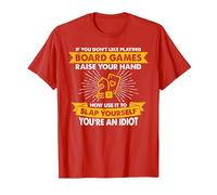 Raise Your Hand Slap Yourself - Hobby Playing Board Games T-Shirt, Men, Red, X-Large