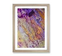 Raise Your Hands Abstract Framed Print | A4 Oak Framed Wall Art | Ready to Hang | Abstract Fantasy Picture | Living Room Bedroom Lounge Office