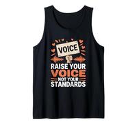 Raise Your Voice Not Your Standards Women's Equality Tank Top