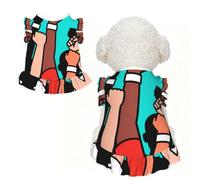 Raised Arms Cheer L Pet Apparel for Small Dogs-Cute Summer Outfit for Puppy, Soft Breathable Pet Clothes for Cat