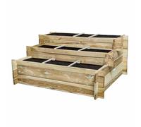 Raised Bed 120X100X54Cm Garden Terrace Bed Vegetables Plants Plant Bed Herbs