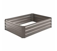 Raised Bed 120x90x30cm Gray Planter Flower Pot Balcony Garden NEW