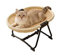 Raised Bed for Dogs - Folding Pet Crib Hammock, Non-slip Support Bed for Compact and Portable Sleeping, Comfortable Rest for Dogs Cats Cats