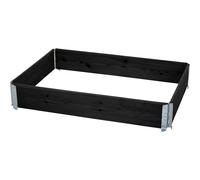 Raised Bed Garden Bed Cold Frame Stackable 120X80X19.5 Cm Galvanized Hinges Bed