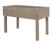 Raised Bed Garden Bed Plant Bed Max Grey 119×59×79 Cm Pine Plant Cultivation Box