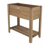 Raised Bed Large Garden Planter Wooden Trough Herb Plant Pot Flower Box 80x78cm