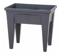 Raised Bed MAX Anthracite 75.6X55.6X68Cm 85L Plant Box Flowers Plants Terrace