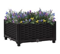 vidaXL Raised Bed 40x40x23 cm Polypropylene, Grey