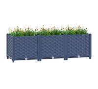 Raised Bed Polypropylene Garden Planter Pot Planting Box Flower Pot vidaXL