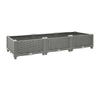 vidaXL Raised Bed 120x40x23 cm Polypropylene 03 UK HOT