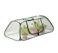 Raised Bed Weather Protection Cover, 115x50x45cm Butterfly Mesh InsectNet Plant Protection Cover, Breathable Mesh Gardening Supplies with Zipper, for Outdoor Winter Cold Weather Freezing