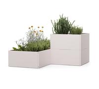 Versagrow raised bed with 12 modules | individual Form | 1 mm thick, stainless steel