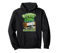 RAISED BEDS LOWERED STRESS Pullover Hoodie