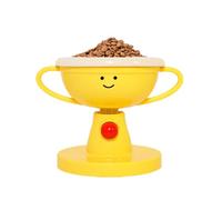 Raised Bowls for Cats - Height Adjustable 5 Levels, Small Non-Slip Pet Bowl | High Cat Meal Station | for Standing Eating, Home, Travel, Indoor