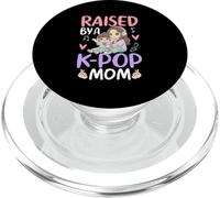 Raised By A K-Pop Mom Korean Music Kids Mom Matching PopSockets PopGrip for MagSafe