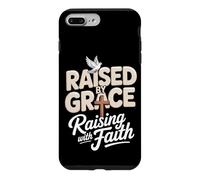 Raised By Grace Raising With Faith Dad Christian Father Case for iPhone 7 Plus/8 Plus