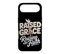Raised By Grace Raising With Faith Dad Christian Father Case for iPhone Air