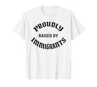 Raised by Immigrants Mexican American Immigration Rights USA T-Shirt