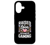 Raised By Love Sustained By Gaming Heart Case for iPhone 17