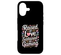 Raised By Love Sustained By Gaming Heart Case for iPhone 17