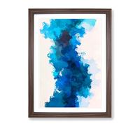 Raised By The Beginning Abstract Framed Print | A2 Walnut Framed Wall Art | Ready to Hang | Abstract Fantasy Picture | Living Room Bedroom Lounge Office