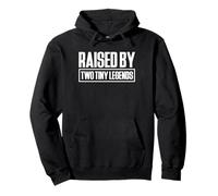 Raised By Two Tiny Legends Twin Dad Father Pullover Hoodie