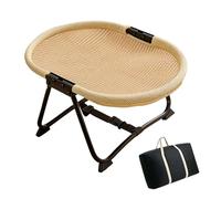 Raised Cat Bed, Foldable Breathable Soft Mat, Raised Outdoor Folding Dog Cot, for Kitten Small Medium Breed Indoor Outdoor Yard Home Travel Picnic Crate Kennel Summer