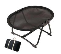 Raised Cat Bed - Portable Soft Hammock | Foldable Raised Bed for Outdoor Pet for Small and Medium Breeds, Indoor Outdoor Garden Home Travel Picnic Cage Kennel Summer