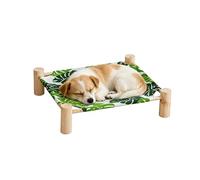 Raised Cat Bed - Removable Sleeping Couch, Elevated Pet Cot With Washable Fabric, Breathable Cooling Hammock | Sturdy Frame Support, For Corner Porch Balcony Patio Dorm Apartment Bedroom Home