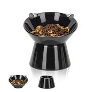 Raised Cat Bowl,15°Tilted Elevated Cat Bowls for Kittens，Anti Vomiting Cat Food Bowl，Cat Feeding and Watering Dishes for Cat and Small Dog